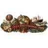 Mug Jules Verne - L’atlas des Voyages extraordinaires, décor à plat