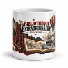 Mug Jules Verne - La bibliothèque extraordinaire, vue de face