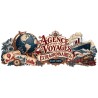 Mug Jules Verne - Agence des Voyages extraordinaires, décor à plat