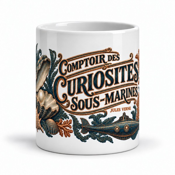 Mug Jules Verne - Comptoir des curiosités sous-marines, Manufacture Arssans