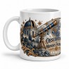 Mug Jules Verne - Observatoire des mondes inconnus, anse à gauche