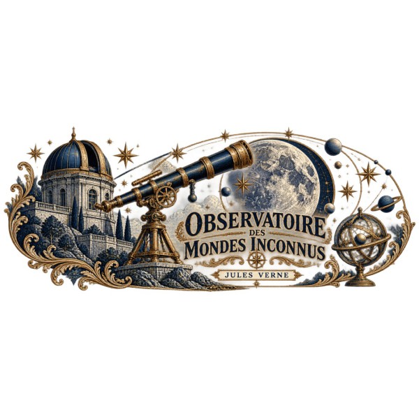 Mug Jules Verne - Observatoire des mondes inconnus, décor à plat