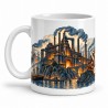 Mug Jules Verne - Stahlstadt, anse à gauche