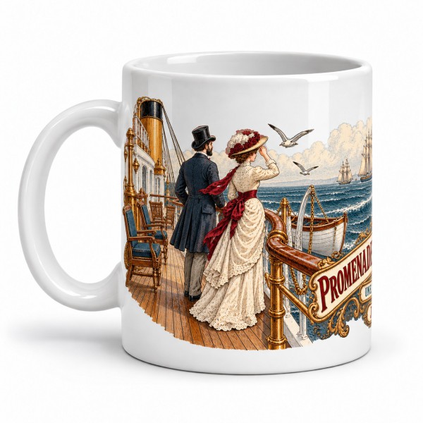 Mug Jules Verne - Promenade sur l’Atlantique, anse à gauche