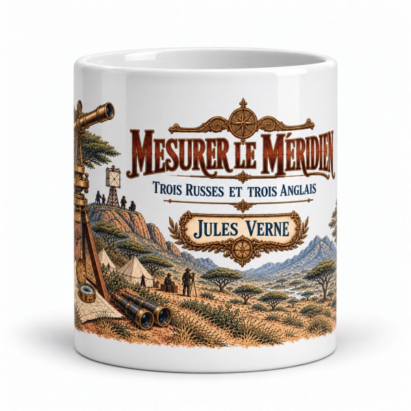 Mug Jules Verne - Mesurer le méridien, Manufacture Arssans