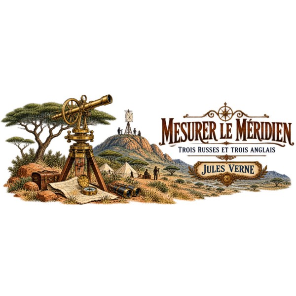 Mug Jules Verne - Mesurer le méridien, décor à plat