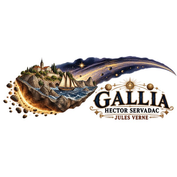 Mug Jules Verne - Gallia, décor à plat