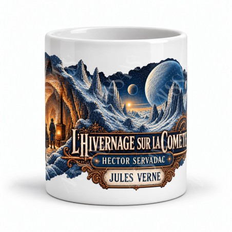 Mug Jules Verne - L’hivernage sur la comète, vue de face
