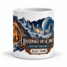Mug Jules Verne - L’hivernage sur la comète, vue de face