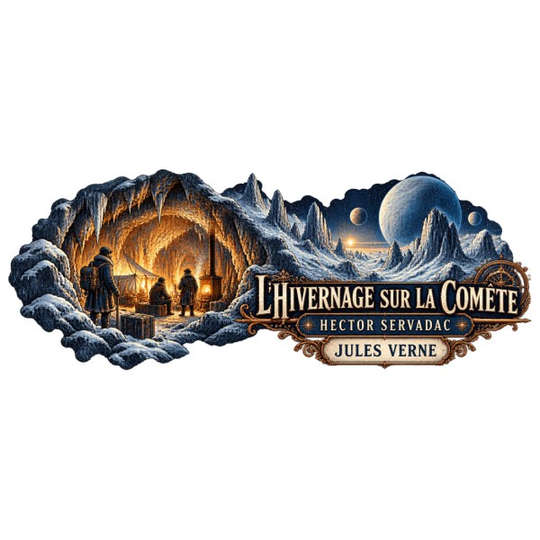 Mug Jules Verne - L’hivernage sur la comète, décor à plat