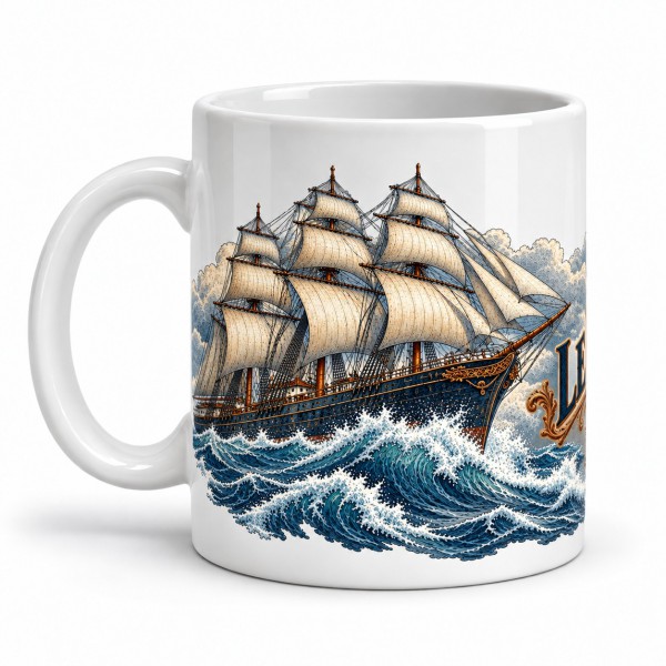 Mug Jules Verne - Le Chancellor, anse à gauche