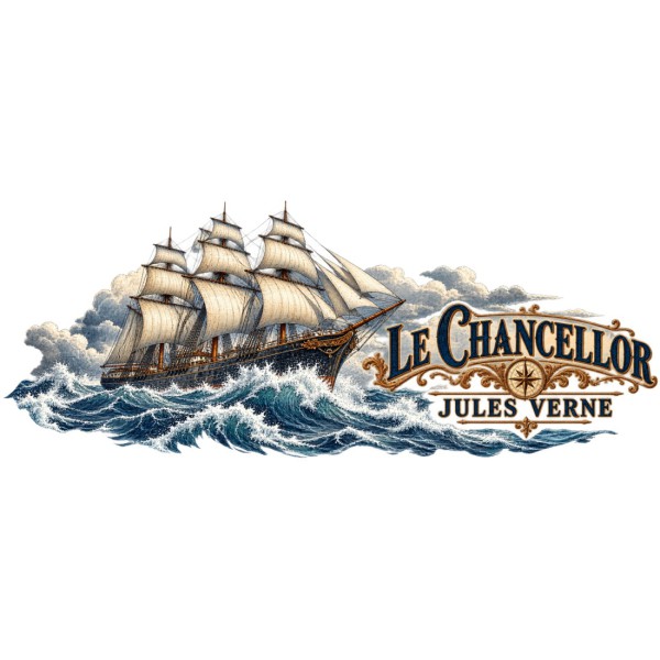 Mug Jules Verne - Le Chancellor, décor à plat