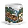 Mug Jules Verne - Le grand radeau de l’Amazone, vue de face