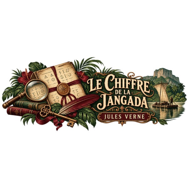 Mug Jules Verne - Le chiffre de la Jangada, décor à plat