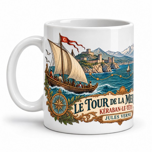 Mug Jules Verne - Le tour de la mer Noire, anse à gauche