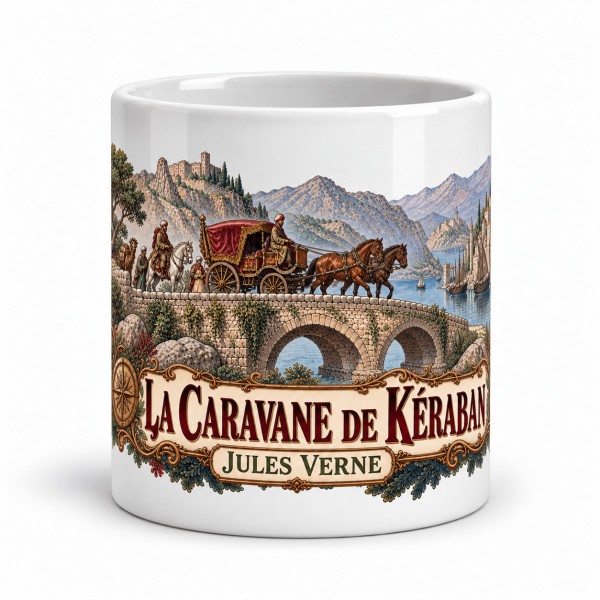 Mug Jules Verne - La caravane de Kéraban, Manufacture Arssans