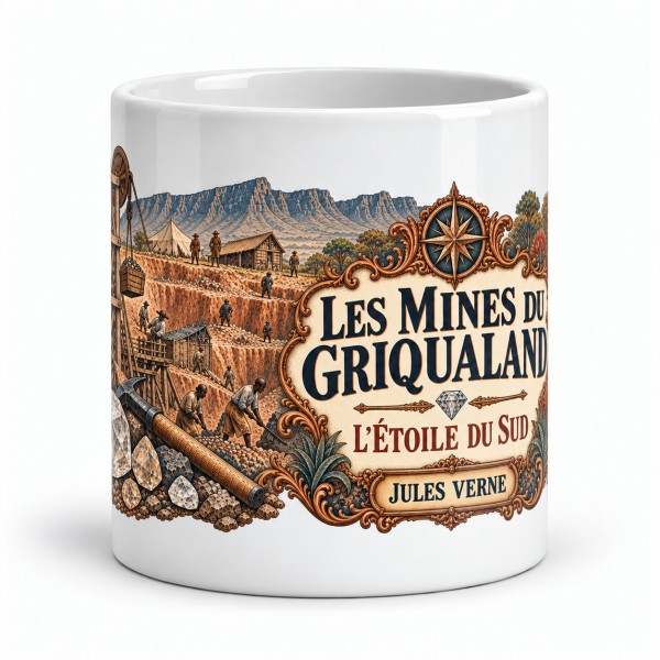 Mug Jules Verne - Les mines du Griqualand, Manufacture Arssans