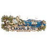 Mug Jules Verne - L’archipel grec, décor à plat