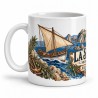 Mug Jules Verne - La sacolève, anse à gauche