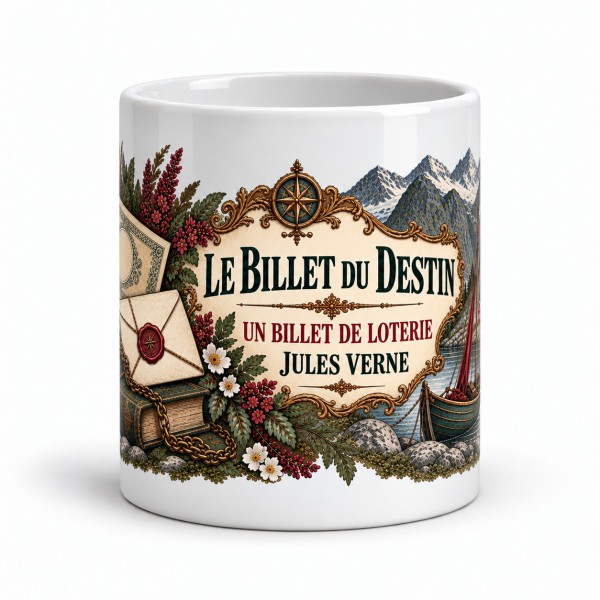 Mug Jules Verne - Le billet du destin, Manufacture Arssans