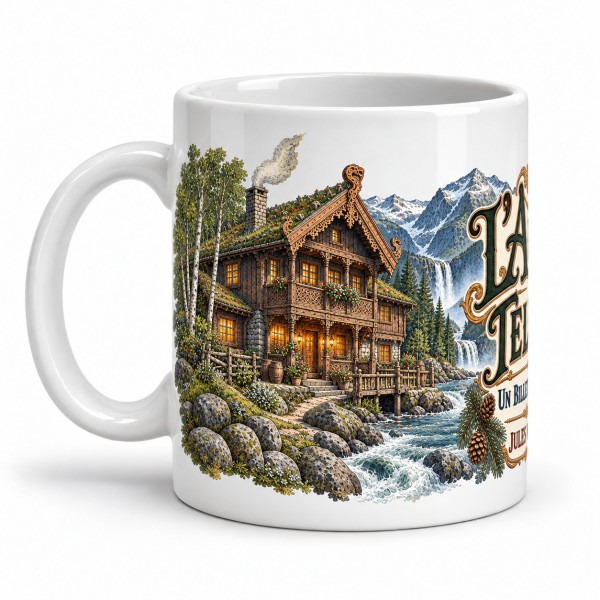 Mug Jules Verne - L’auberge du Telemark, anse à gauche