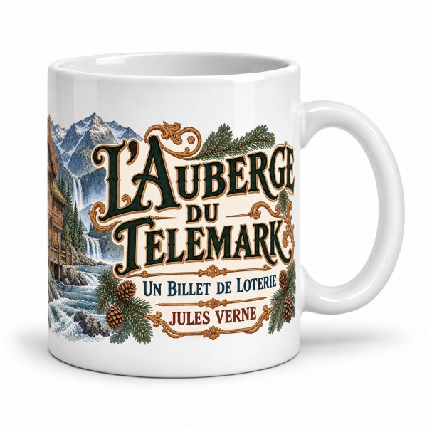 Mug Jules Verne - L’auberge du Telemark, anse à droite