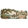 Mug Jules Verne - Les rives de Floride, décor à plat