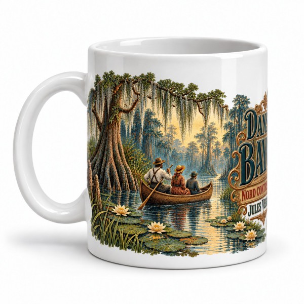 Mug Jules Verne - Dans les bayous, anse à gauche