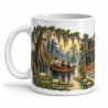 Mug Jules Verne - Dans les bayous, anse à gauche