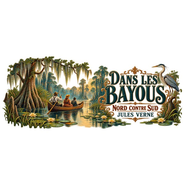 Mug Jules Verne - Dans les bayous, décor à plat
