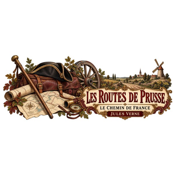 Mug Jules Verne - Les routes de Prusse, décor à plat