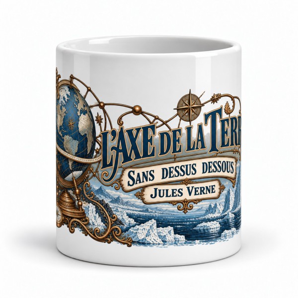 Mug Jules Verne - L’axe de la Terre, Manufacture Arssans