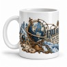 Mug Jules Verne - L’axe de la Terre, anse à gauche