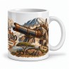 Mug Jules Verne - Le canon du Kilimandjaro, anse à droite