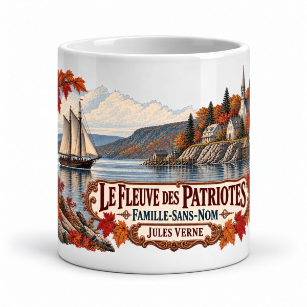 Mug Jules Verne - Le fleuve des patriotes, Manufacture Arssans