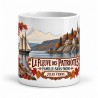 Mug Jules Verne - Le fleuve des patriotes, vue de face