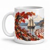 Mug Jules Verne - Le fleuve des patriotes, anse à gauche