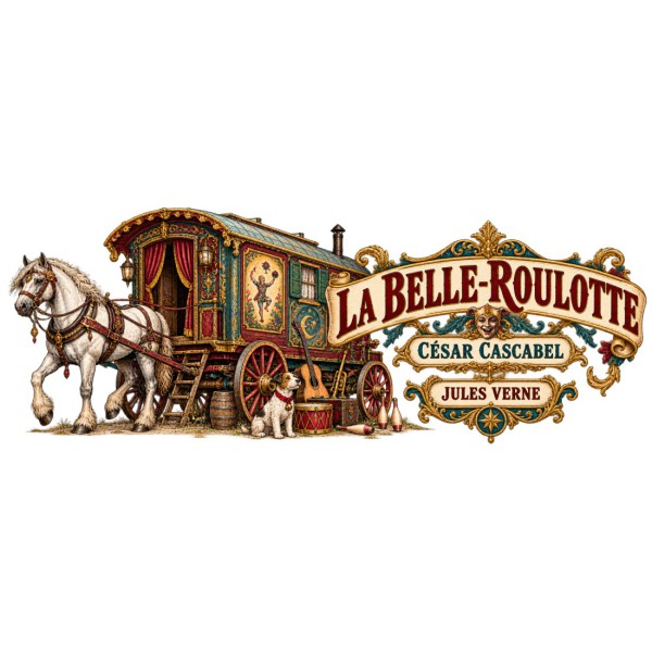 Mug Jules Verne - La Belle-Roulotte, décor à plat