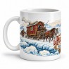 Mug Jules Verne - Le passage de Béring, anse à gauche