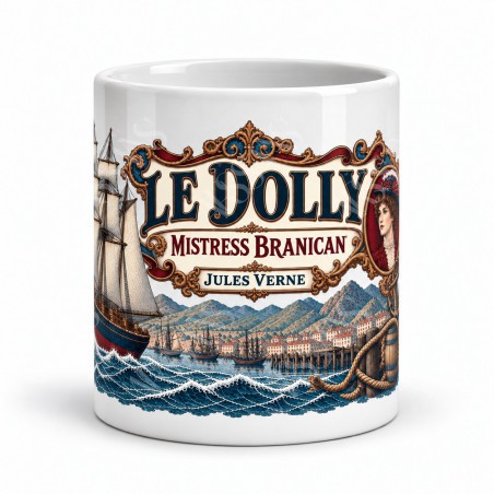 Mug Jules Verne - Le Dolly, vue de face