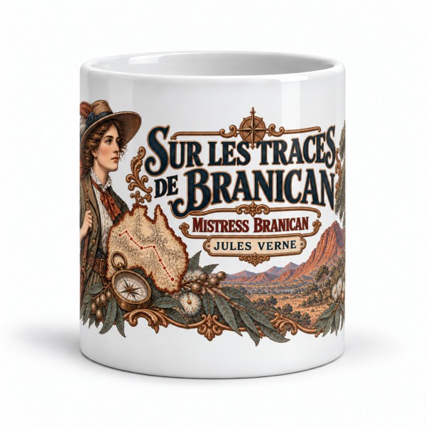 Mug Jules Verne - Sur les traces de Branican, Manufacture Arssans