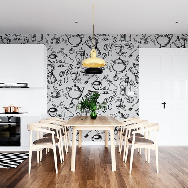 Papier Peint Lithographie Culina — Ambiance 1