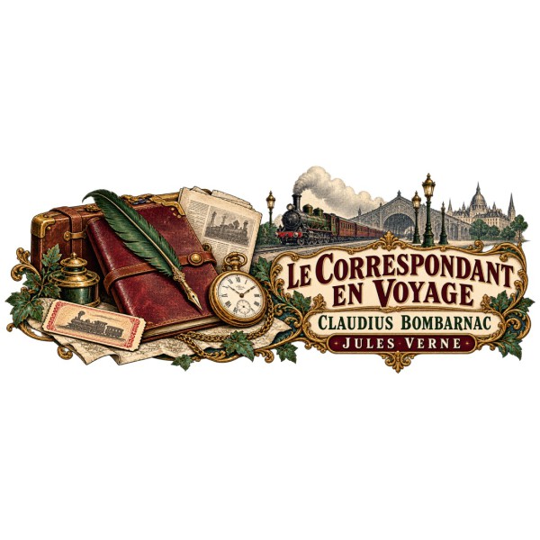 Mug Jules Verne - Le correspondant en voyage, décor à plat