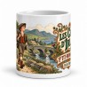 Mug Jules Verne - Les chemins d’Irlande, vue de face