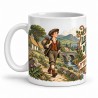 Mug Jules Verne - Les chemins d’Irlande, anse à gauche