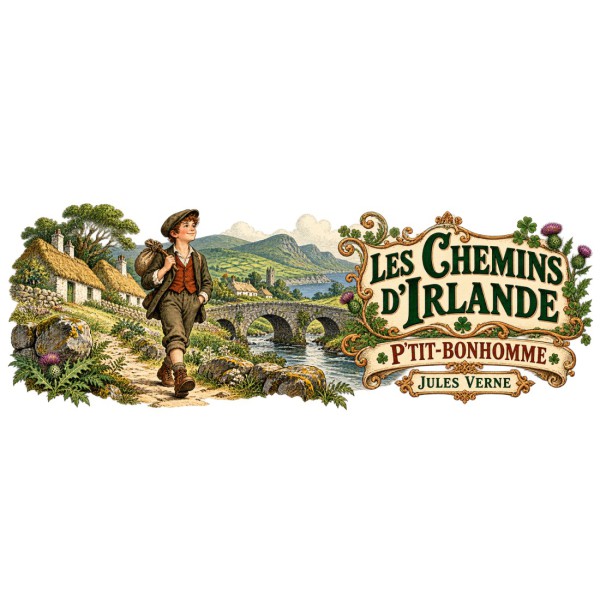 Mug Jules Verne - Les chemins d’Irlande, décor à plat