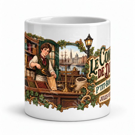 Mug Jules Verne - Le comptoir de Dublin, vue de face