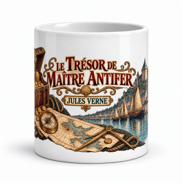 Mug Jules Verne - Le trésor de Maître Antifer, Manufacture Arssans