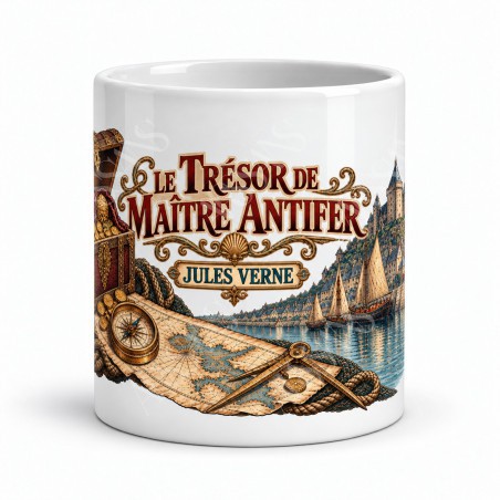 Mug Jules Verne - Le trésor de Maître Antifer, vue de face