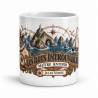 Mug Jules Verne - Les îlots introuvables, vue de face